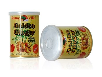 Golden Ginger Hard Candy – 4.40oz/can (solstice) logo