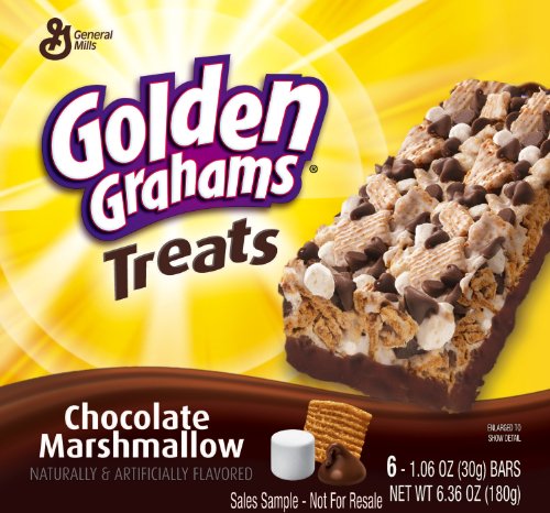 Golden Grahams Treats, Chocolate Marshmallow, 6.36 ounce (Pack of 6) logo