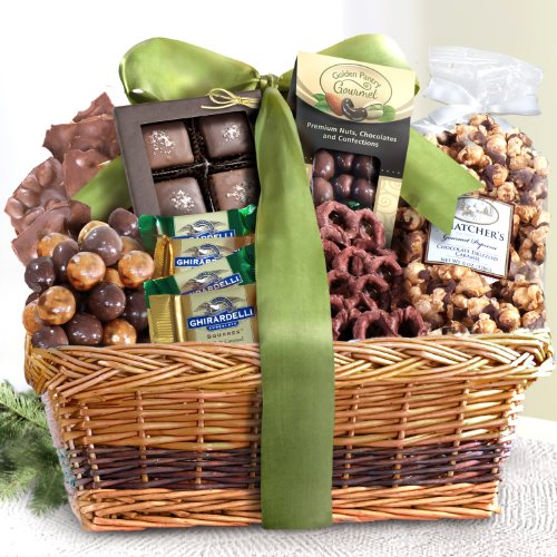 Golden State Fruit Chocolate Galore Gift Basket logo