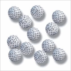 Golf Balls Premium Solid Milk Chocolate (1 Lb – 80 Pcs) logo