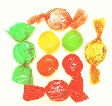 Golightly Assorted Fruits Hard Candy, 1 Lb, Sugar Free, Individually Wrapped (about 120 Pcs) Kof-k logo