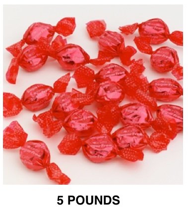 Golightly Pomegranate Hard Candy, 5 Lb, Sugar Free, Individually Wrapped (about 600 Pcs) logo