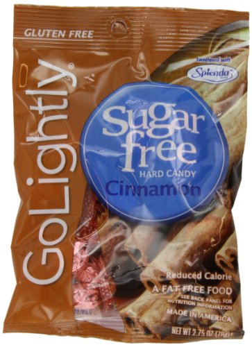 Golightly Sugar Free Cinnamon Candy, 2.75 ounce Bags (Pack of 12) logo