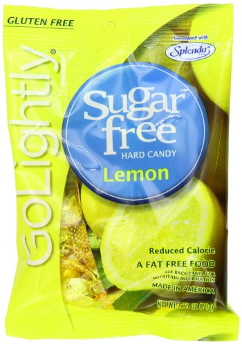 Golightly Sugar Free Lemon Candy, 2.75 ounce Bags (Pack of 12) logo