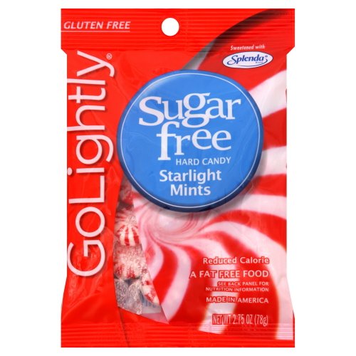 Golightly Sugar Free Starlight Mints 2.75 ounce Bags (Pack of 12) logo