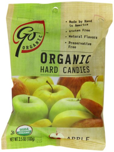 Gonaturally Organic Apple Gluten Free Hard Candies, 3.5 ounce Bags (Pack of 6) logo