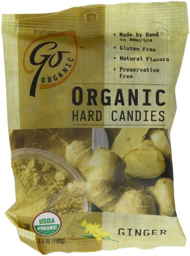 Gonaturally Organic Ginger Gluten Free Hard Candies, 3.5 ounce Bags (Pack of 6) logo