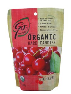 Gonaturally Organic Hard Candies (cherry) (1 X 3.5 Oz) logo