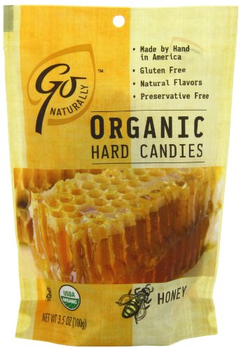 Gonaturally Organic Honey Gluten Free Hard Candies, 3.5 ounce Bags (Pack of 6) logo