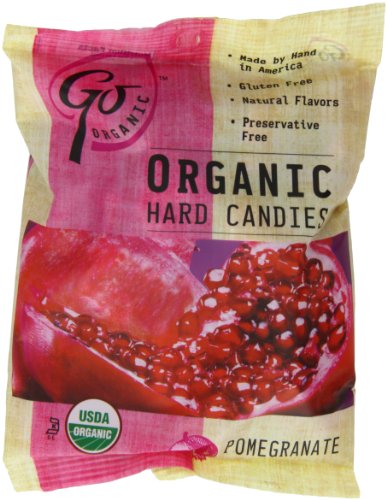 Gonaturally Organic Pomegranate Gluten Free Hard Candies, 3.5 ounce Bags (Pack of 6) logo