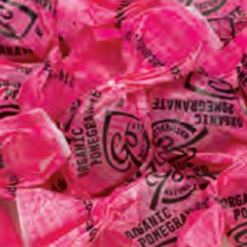 Gonaturally Pomegranate Organic Hard Candy 1lb Bag logo