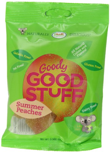 Goody Good Stuff Summer Peaches, 100-gram Bags (Pack of 12) logo