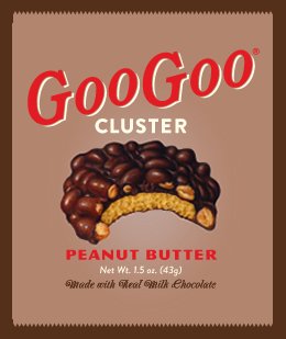 Googoo Cluster Peanut Butter 12 Count logo