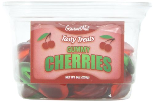 Gourmet Nut Tasty Gummy Treats, Cherries, 9 Ounce (Pack of 12) logo