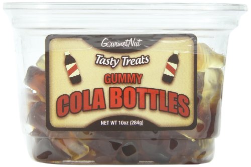 Gourmet Nut Tasty Gummy Treats, Cola Bottles, 10 Ounce (Pack of 12) logo