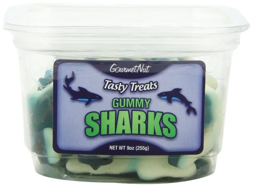 Gourmet Nut Tasty Gummy Treats, Sharks, 9 Ounce (Pack of 12) logo