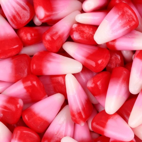 Gourmet Red, Pink, White, Cupid Corn Candy 1 Pound Bag – Oh! Nuts logo