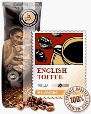 Gourvita Flavored Coffee Beans English Toffee 1000g logo