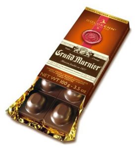Grand Marnier Filled Chocolate Bar By Goldkenn (3.5 Oz) 100 Grams logo