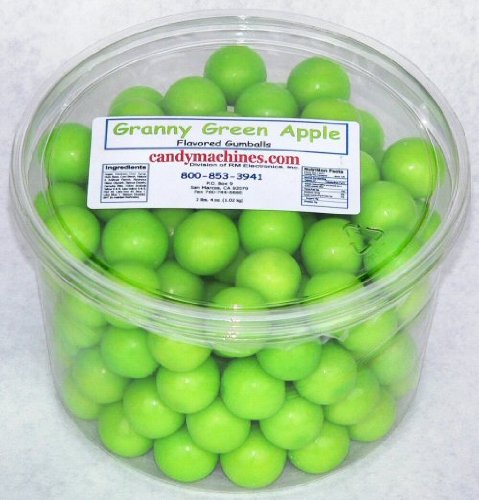 Granny Green Apple – Tub Of Gumballs – 4076-t logo