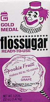 Grape Flossugar, 1/2 Gallon Carton logo