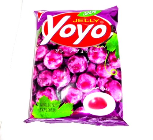 Grape Jelly Yoyo Gummy Jelly 80 G. logo