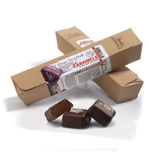 Gray Sea Salt Caramels In Dark Chocolate, 5.6 Ounces, 2 Packs, 6 Pcs/pack logo