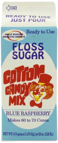 Great Western Blue Raspberry Sugar Floss 52oz logo