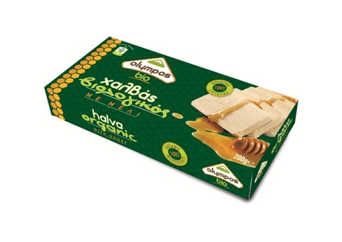 Greek Halva Organic With Honey 200g logo