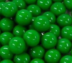 Green 1 Inch Gumballs, 10lbs logo