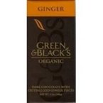 Green and Blacks Og Chocolate Organic Dark Ginger Chocolate Bar, 3.5 Ounce — 10 Per Case. logo