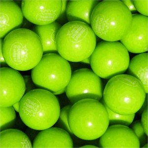 Green Apple Dubble Bubble Gumballs 1 5lb logo