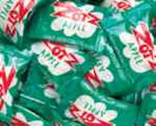 Green Apple Zotz Hard Candy 1lb Bag logo