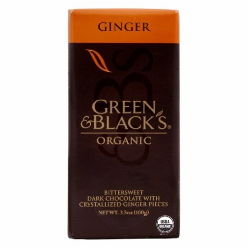 Green & Black Dark Chocolate With Ginger (10×3.5 Oz) logo