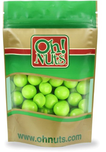 Green Gumballs – Apple 1 Inch 1 Pound Bag – Oh! Nuts logo