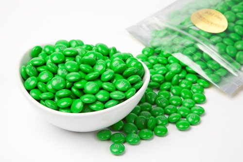 Green Milk Chocolate M&m’s Candy (1 Pound Bag) logo