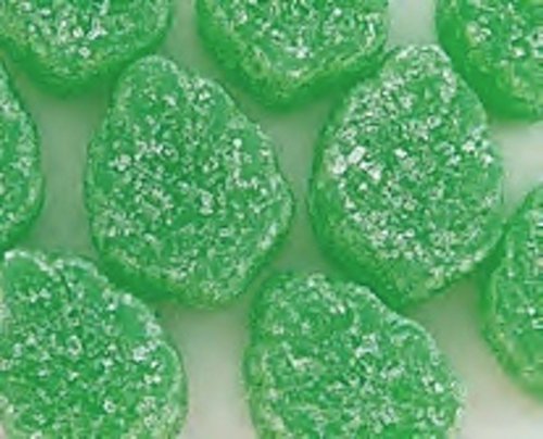 Green Spearmint Leaves Candy 1lb Bag logo