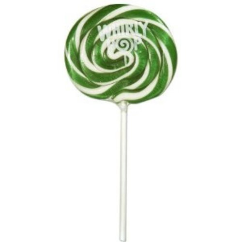 Green & White Green Apple Whirly Pops 24 Lollipops logo