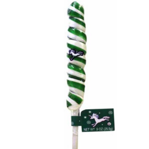 Green & White Lime Unicorn Pops 1 Lollipop logo