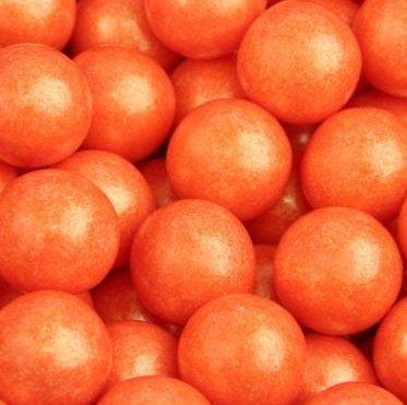 Gumballs Sparkle Shimmer Pearl Orange 5 Pound 283 Pieces logo