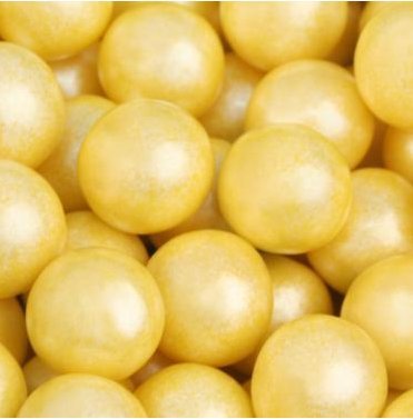 Gumballs Sparkle Shimmer Pearl Yellow 5 Pound 283 Pieces logo