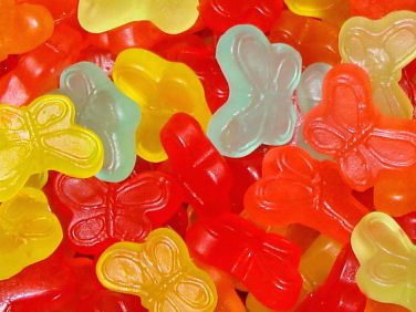 Gummi Butterflies Sugar Free, 5 Lbs logo