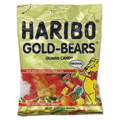 Gummi Candy, Gummi Bears, Original Assortment, 5oz Bag, 12/carton logo