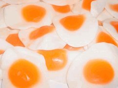 Gummi Fried Eggs 2.2lb Bag logo