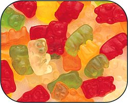 Gummi Gummy Bear Candy 1 Pound Bag logo