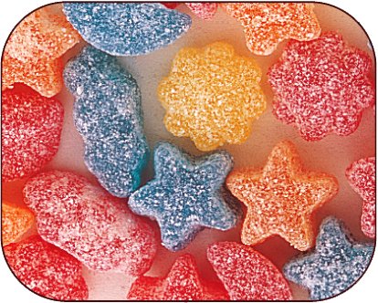 Gummi Gummy Celestial Sours Candy 1 Pound Bag logo