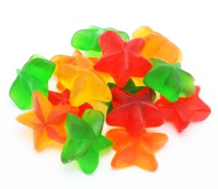 Gummy Assorted Flavor Large Star 1.5 Lb logo