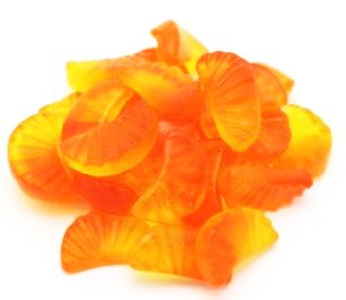 Gummy Mandarin Orange Slices 1.5 Lb logo