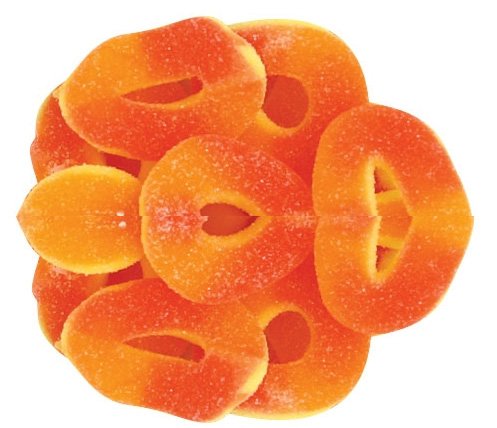 Gummy Peach Rings 5 Pound Bag logo