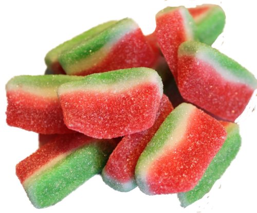 Gummy Watermelon Slices 5-pound Bag logo